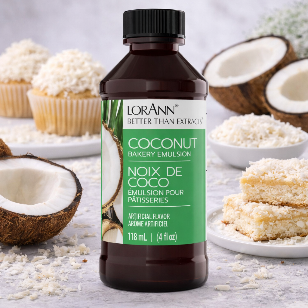 LorAnn Oils' Coconut Bakery Emulsion, 4 oz.