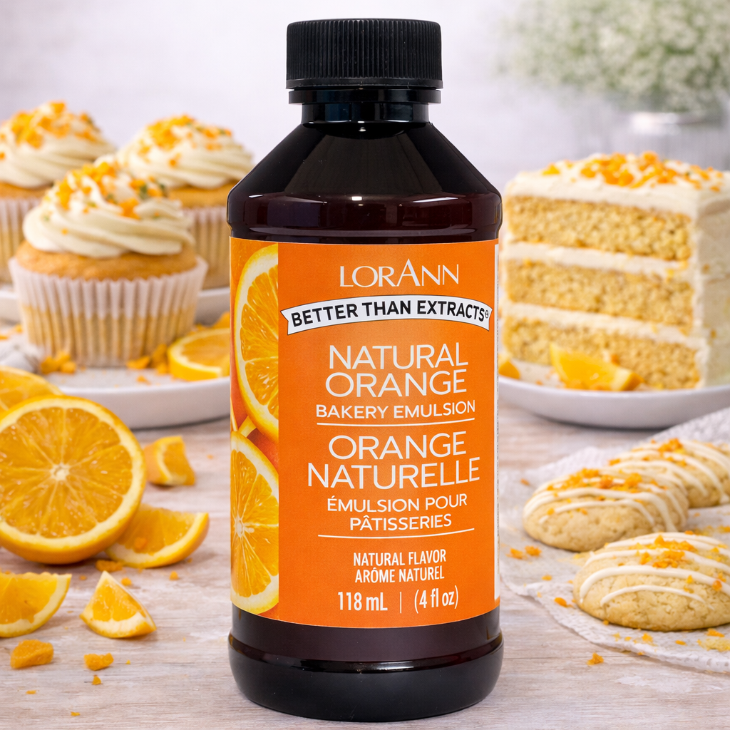 LorAnn Oils' Natural Orange Bakery Emulsion, 4 oz.