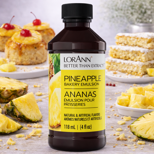 LorAnn Oils' Pineapple Bakery Emulsion, 4 oz.