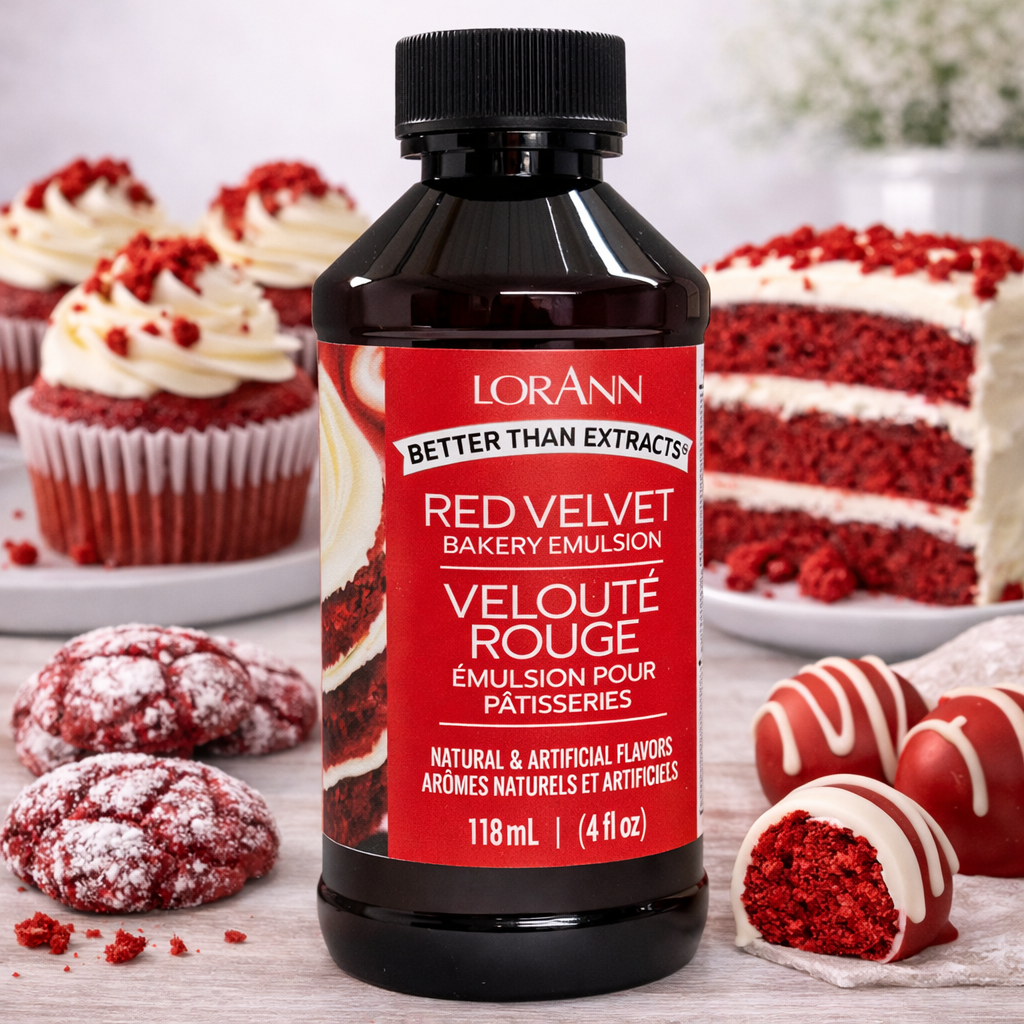 LorAnn's Oils' Red Velvet Bakery Emulsion, 4 oz.