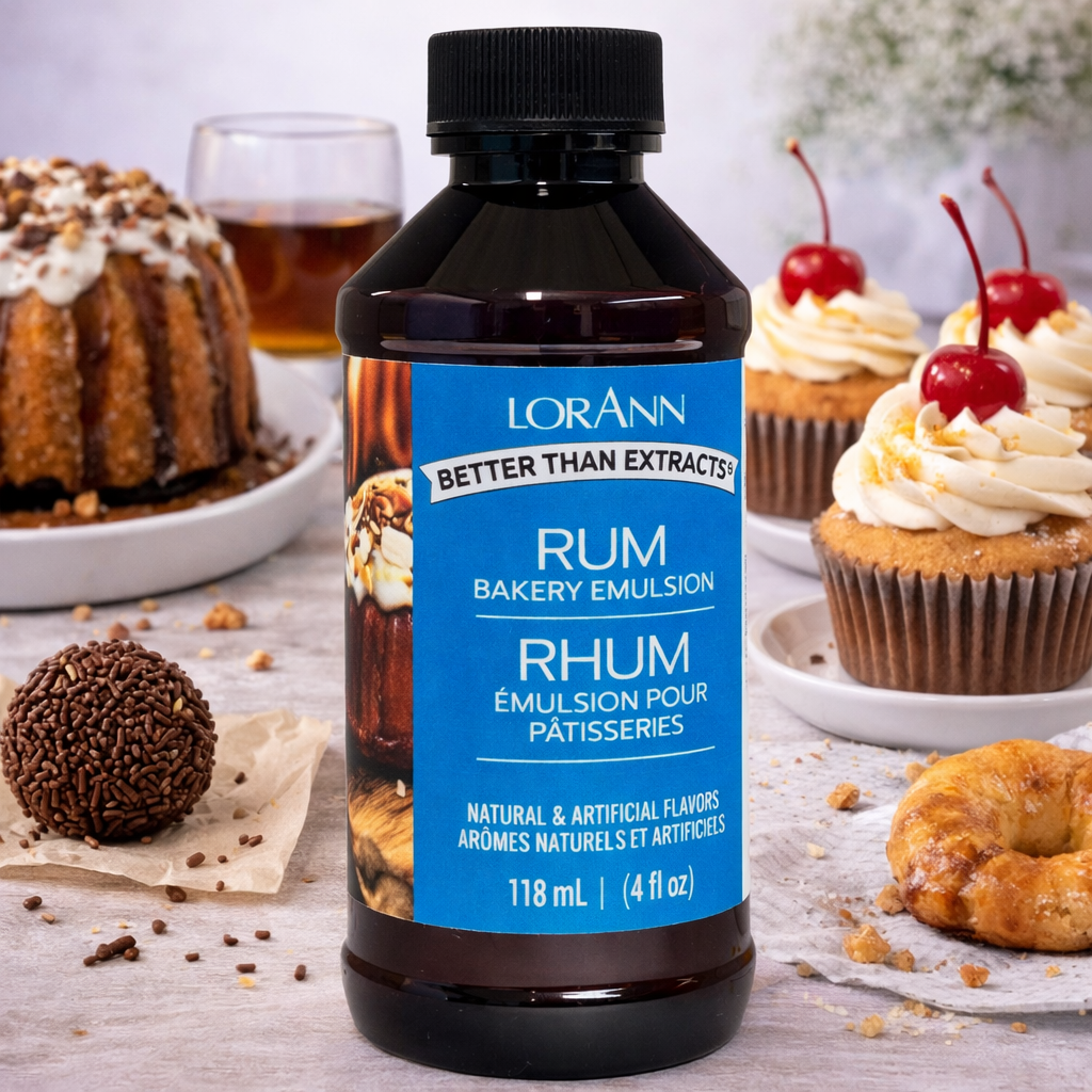 LorAnn Oils' Rum Bakery Emulsion, 4 oz.