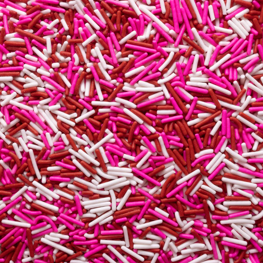Jimmies - RED, WHITE, and PINK, 5 oz.