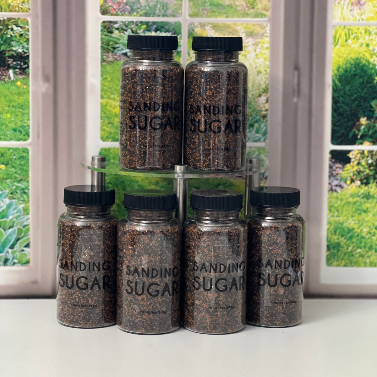 Sanding Sugar - BLACK and ORANGE, 5.0 oz.