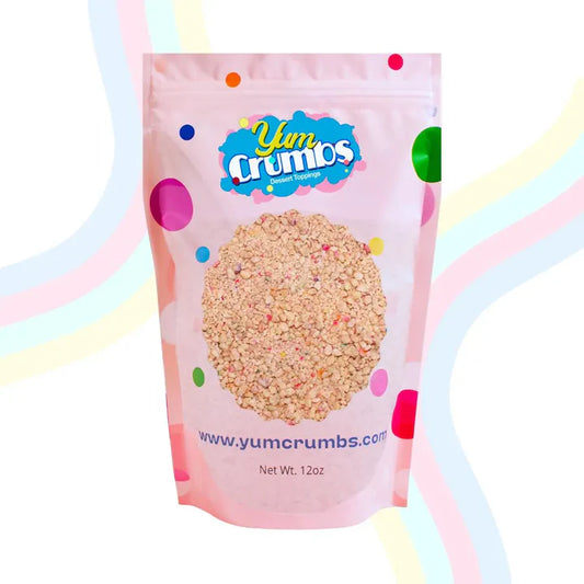 Yum Crumbs Dessert Topping - BIRTHDAY CAKE, 12 oz.