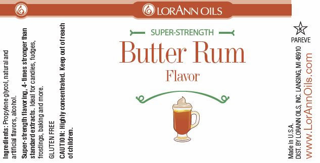 LorAnn Oils' Butter Rum Flavor, 1 oz.
