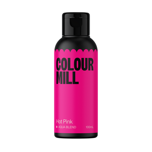 HOT PINK-Colour Mill Food Colouring-AQUA BLEND 100mL (EXPIRATION DATE OF FEB. 2026)