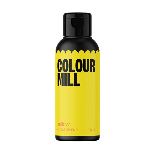YELLOW-Colour Mill Food Colouring-AQUA BLEND 100mL (EXPIRATION DATE OF OCT. 2025)