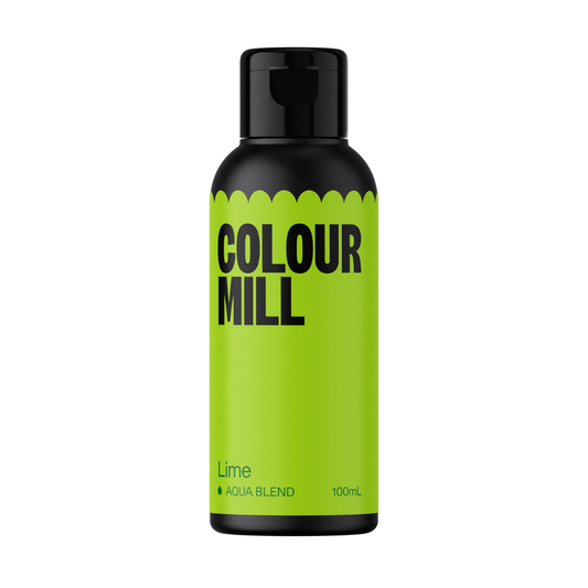 LIME-Colour Mill Food Colouring-AQUA BLEND 100mL (EXPIRATION DATE OF SEPT. 2025)