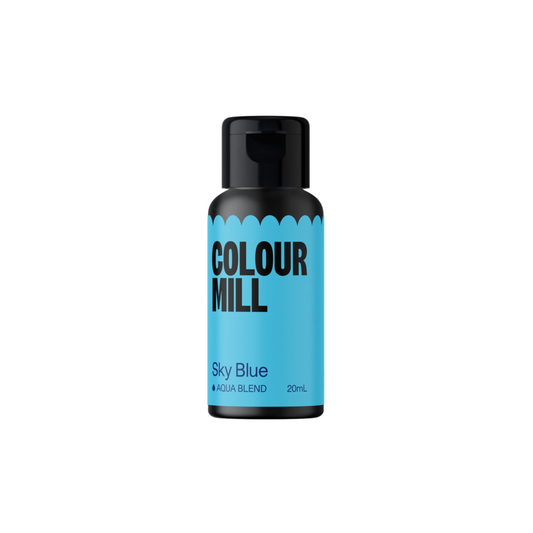SKY BLUE-Colour Mill Food Colouring-AQUA BLEND 20mL (EXPIRATION DATE OF JAN. 2026)