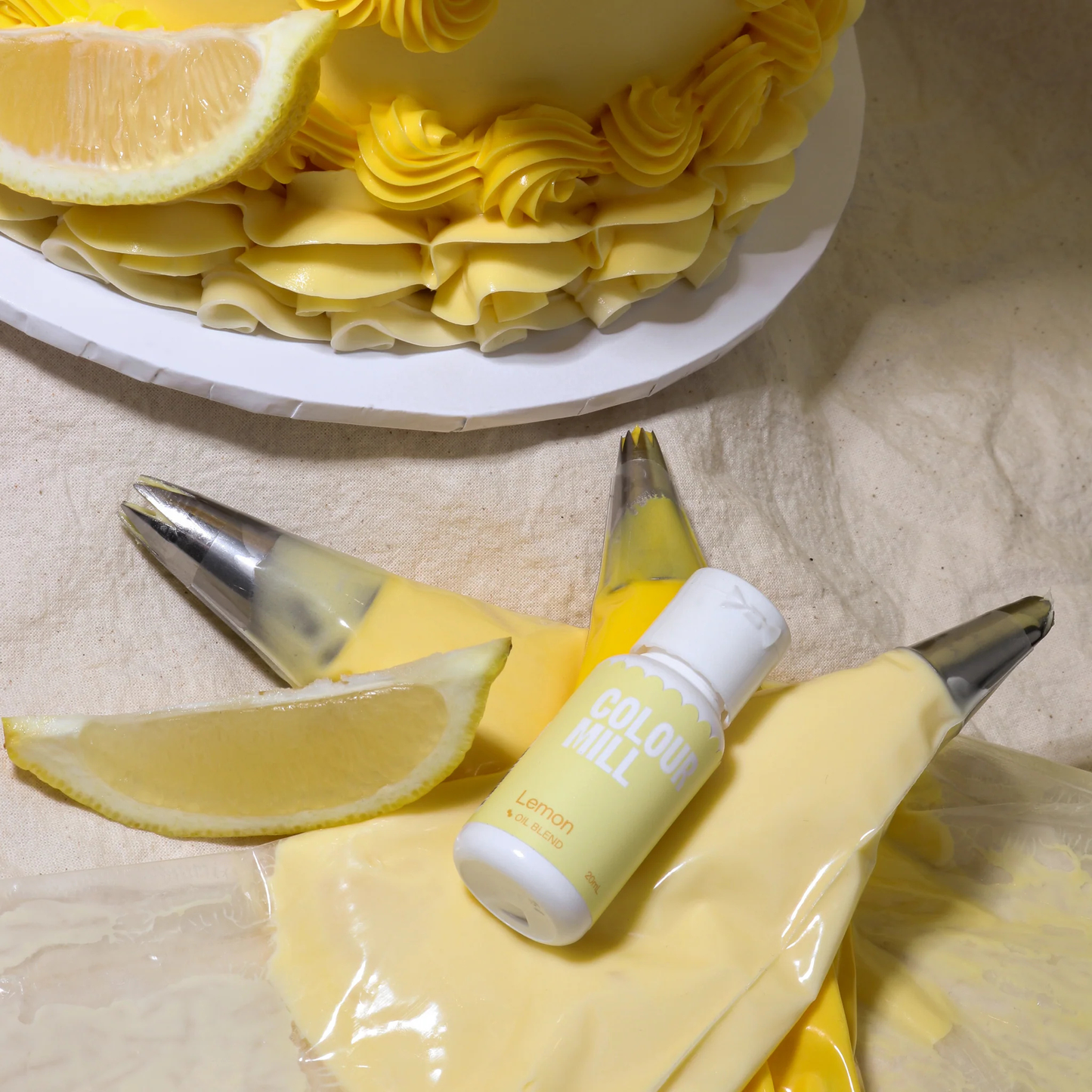 LEMON-Colour Mill Food Coloring-OIL BASED, 20mL