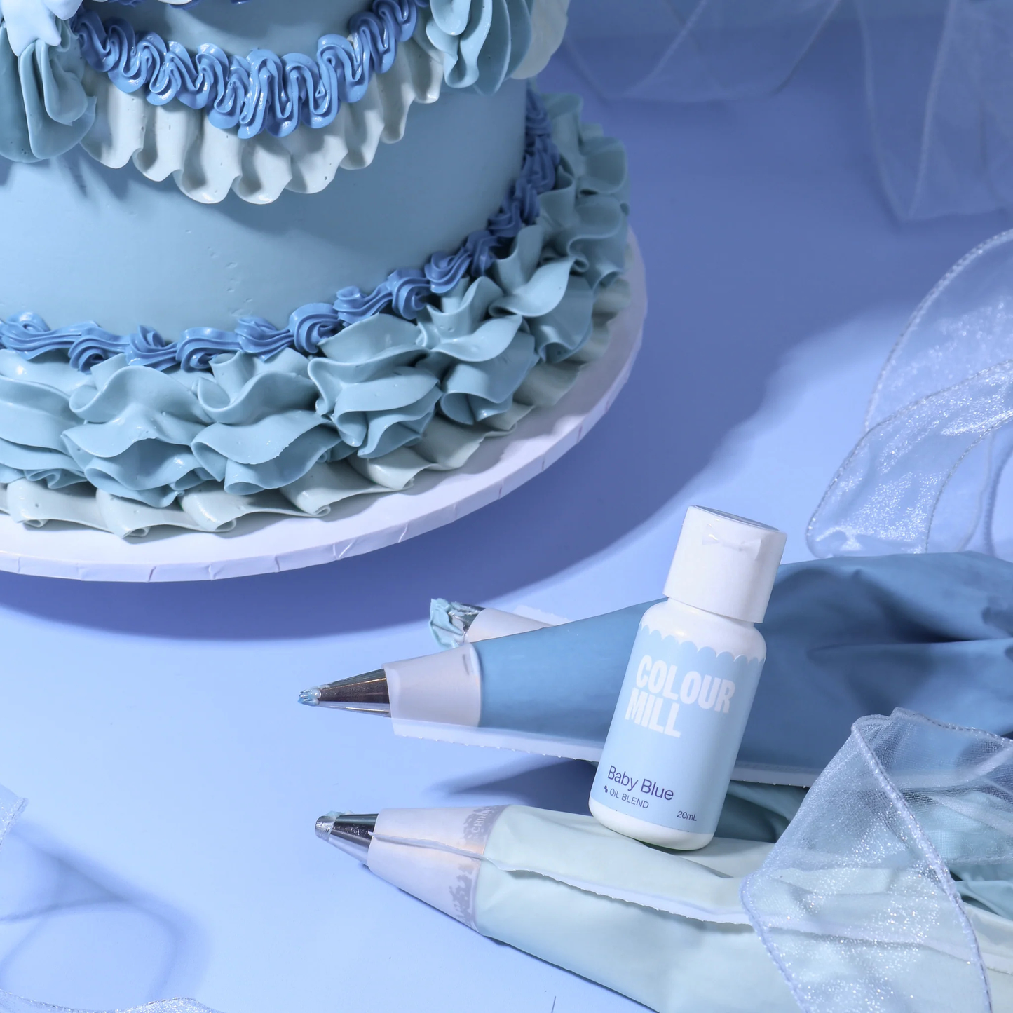 BABY BLUE-Colour Mill Food Coloring-OIL BASED, 20mL