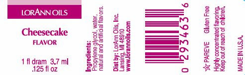 LorAnn Oils' Cheesecake Flavor, 1 Dram (Super Strength)