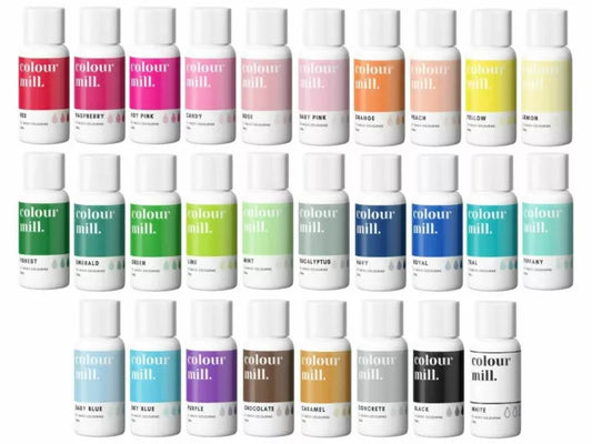 Colour Mill Oil-Based Food Coloring (Original Formula with an Expiration Date of 2029 or Beyond)