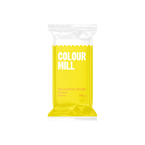 YELLOW - Colour Mill Decorators Dough, 250g (8.8 ounces)
