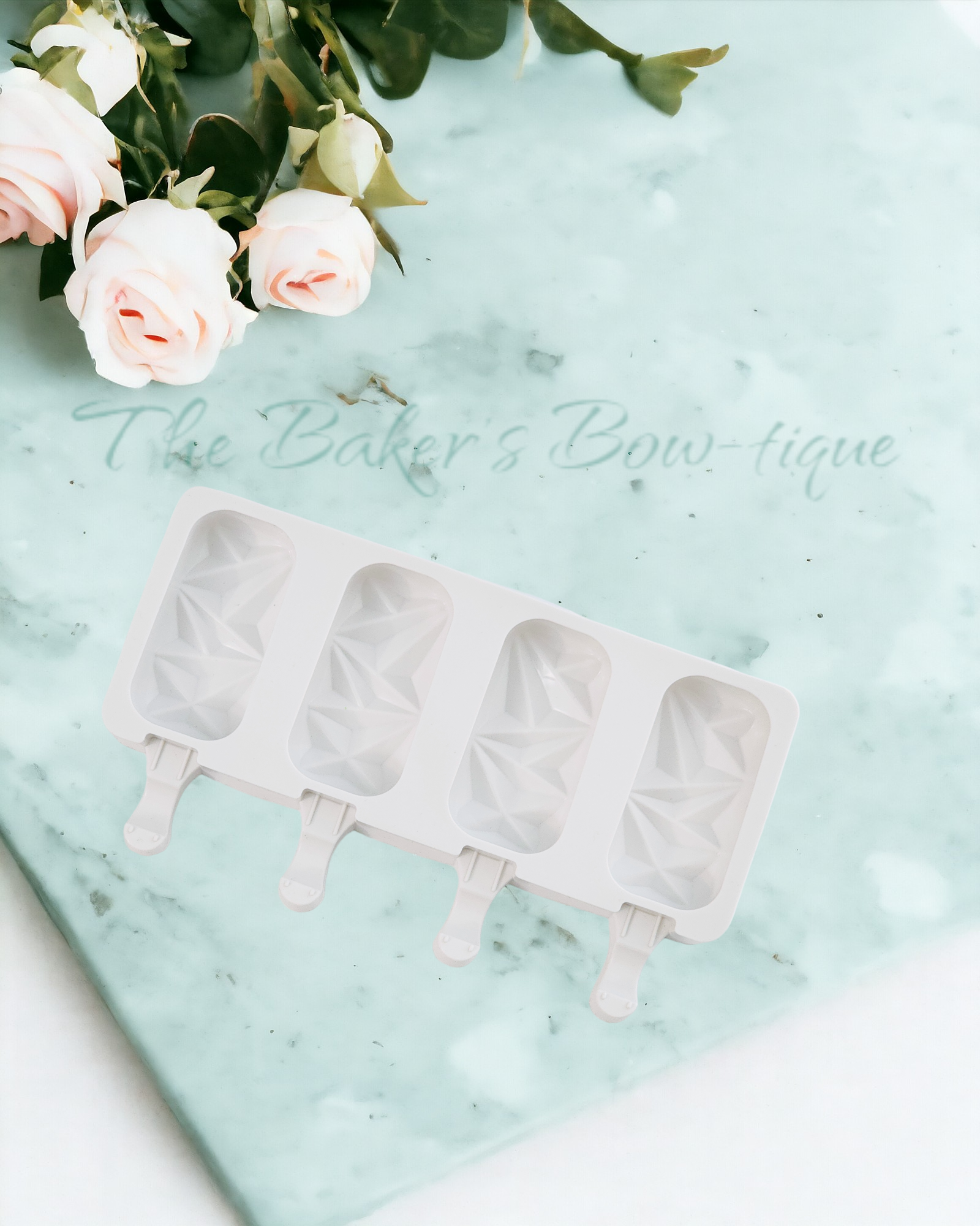 Diamond Cavity Popsicle Mold #1 - The Baker's Bow-tique