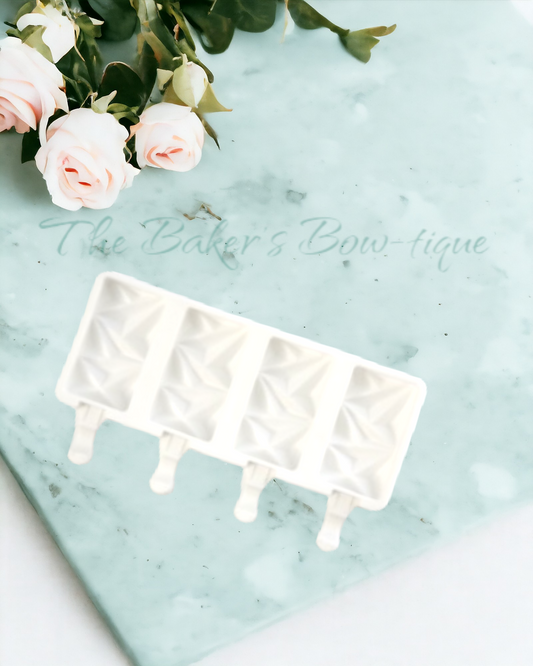 Diamond Cavity Popsicle Mold #2 - The Baker's Bow-tique