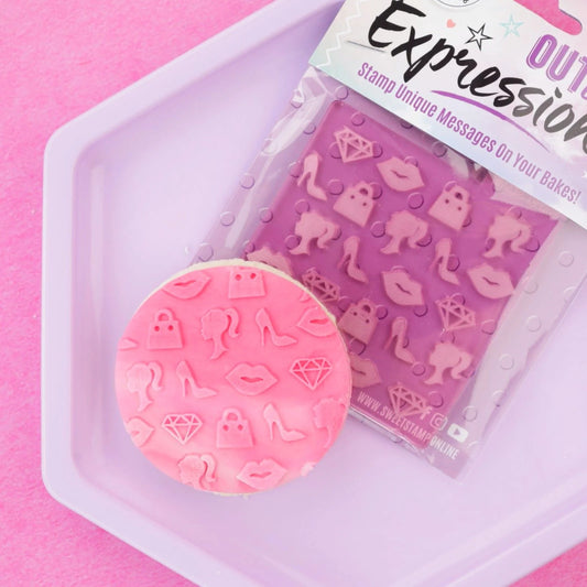 Sweet Stamp OUTboss Texture Tiles - DOLLHOUSE ACCESSORIES, Regular Size