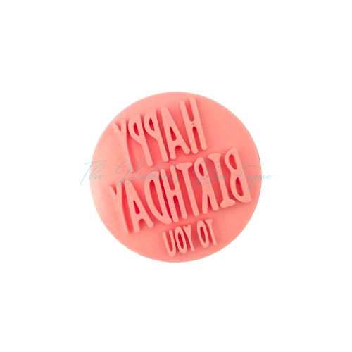 Fondant Embosser - HAPPY BIRTHDAY TO YOU
