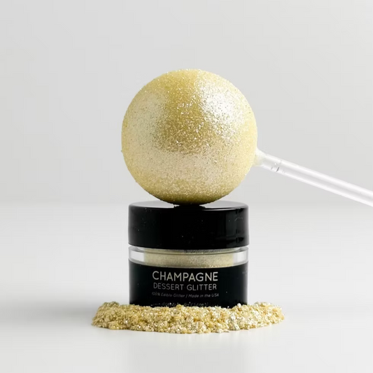 Shine Edible Dessert Glitter - CHAMPAGNE, 4g