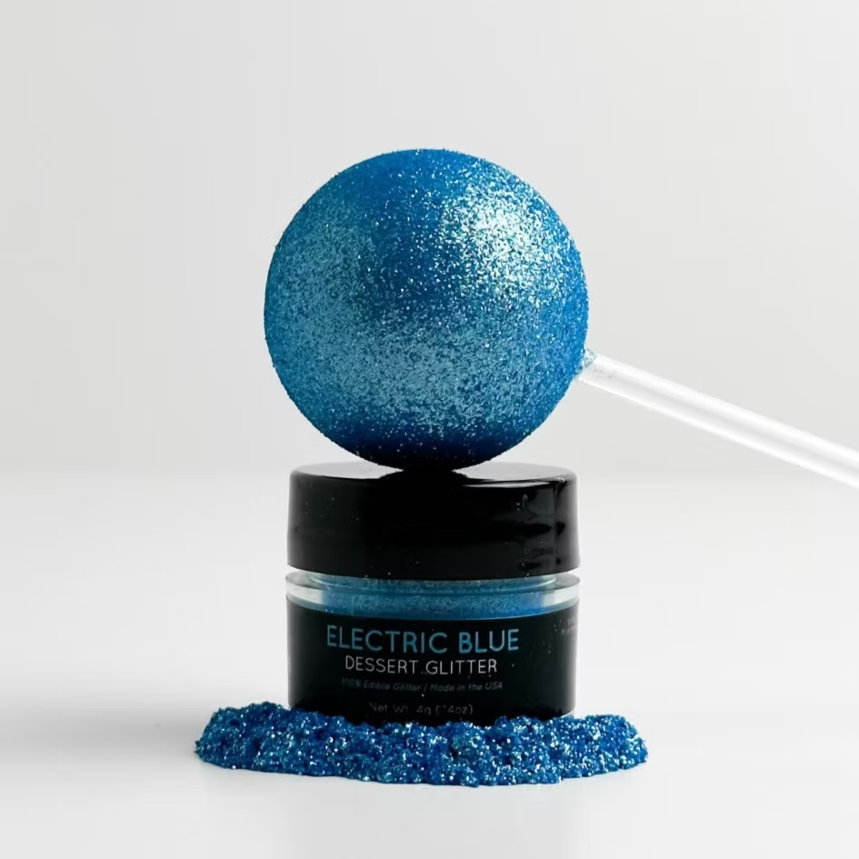 Shine Edible Dessert Glitter - ELECTRIC BLUE, 4g