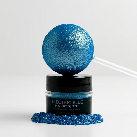 Shine Edible Dessert Glitter - ELECTRIC BLUE, 4g