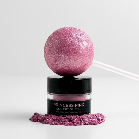 Shine Edible Dessert Glitter - PRINCESS PINK, 4g