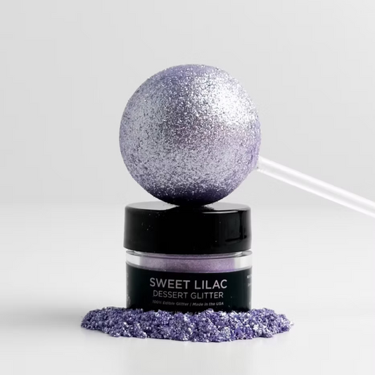Shine Edible Dessert Glitter - SWEET LILAC, 4g