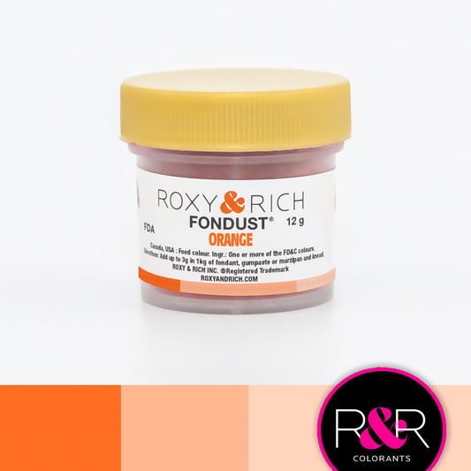 Roxy & Rich FONDUST Food Coloring - ORANGE, 12g