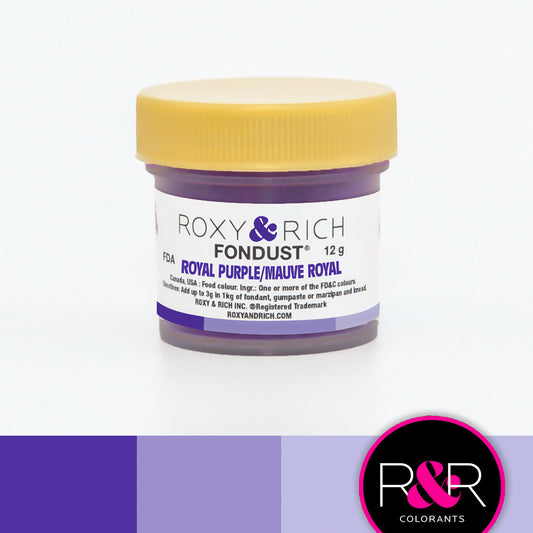 Roxy & Rich FONDUST Food Coloring - ROYAL PURPLE, 12g