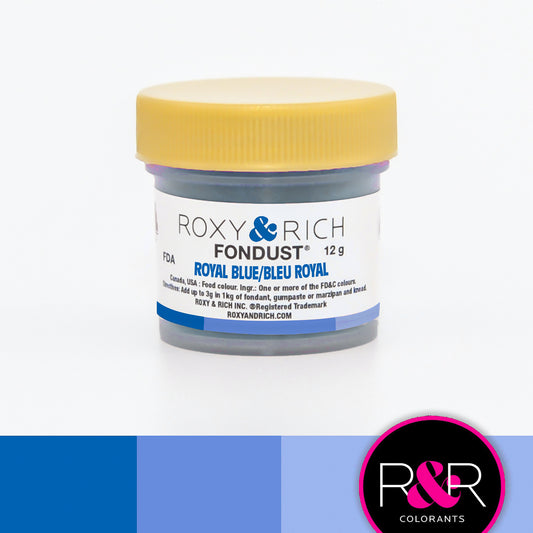 Roxy & Rich FONDUST Food Coloring - ROYAL BLUE, 12g