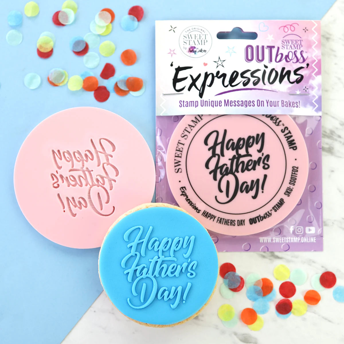 Sweet Stamp OUTboss Expressions - FUN HAPPY FATHER'S DAY, Mini Size