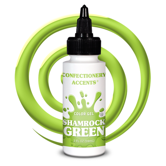 Confectionery Accents Color Gel - SHAMROCK GREEN, 2 oz.