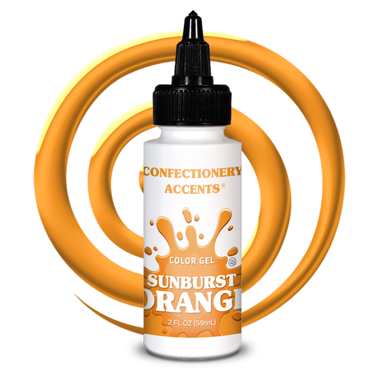 Confectionery Accents Color Gel - SUNBURST ORANGE, 2 oz.