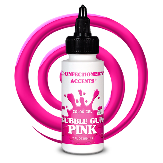 Confectionery Accents Color Gel - BUBBLE GUM PINK, 2 oz.