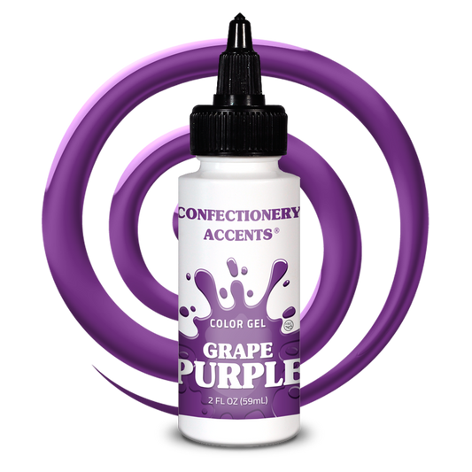 Confectionery Accents Color Gel - GRAPE PURPLE, 2 oz.