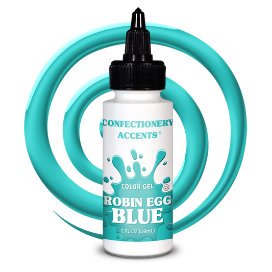 Confectionery Accents Color Gel - ROBIN EGG BLUE, 2 oz.