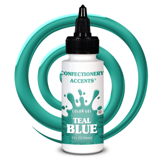 Confectionery Accents Color Gel - TEAL BLUE, 2 oz.