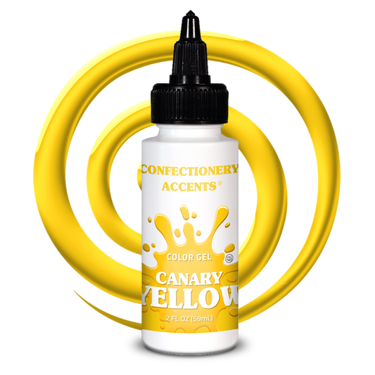 Confectionery Accents Color Gel - CANARY YELLOW, 2 oz.