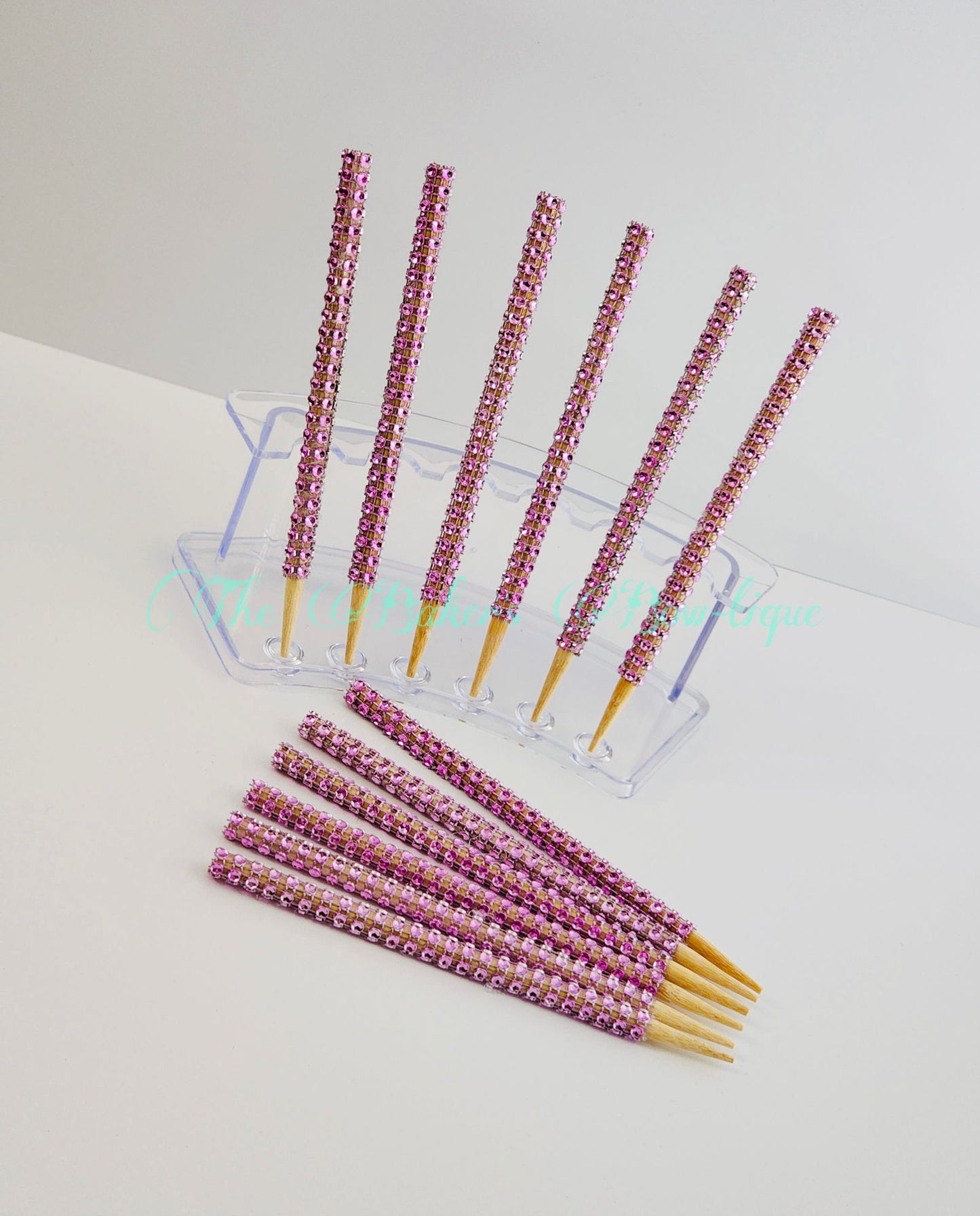 Glam Sticks-Light Pink - The Baker's Bow-tique