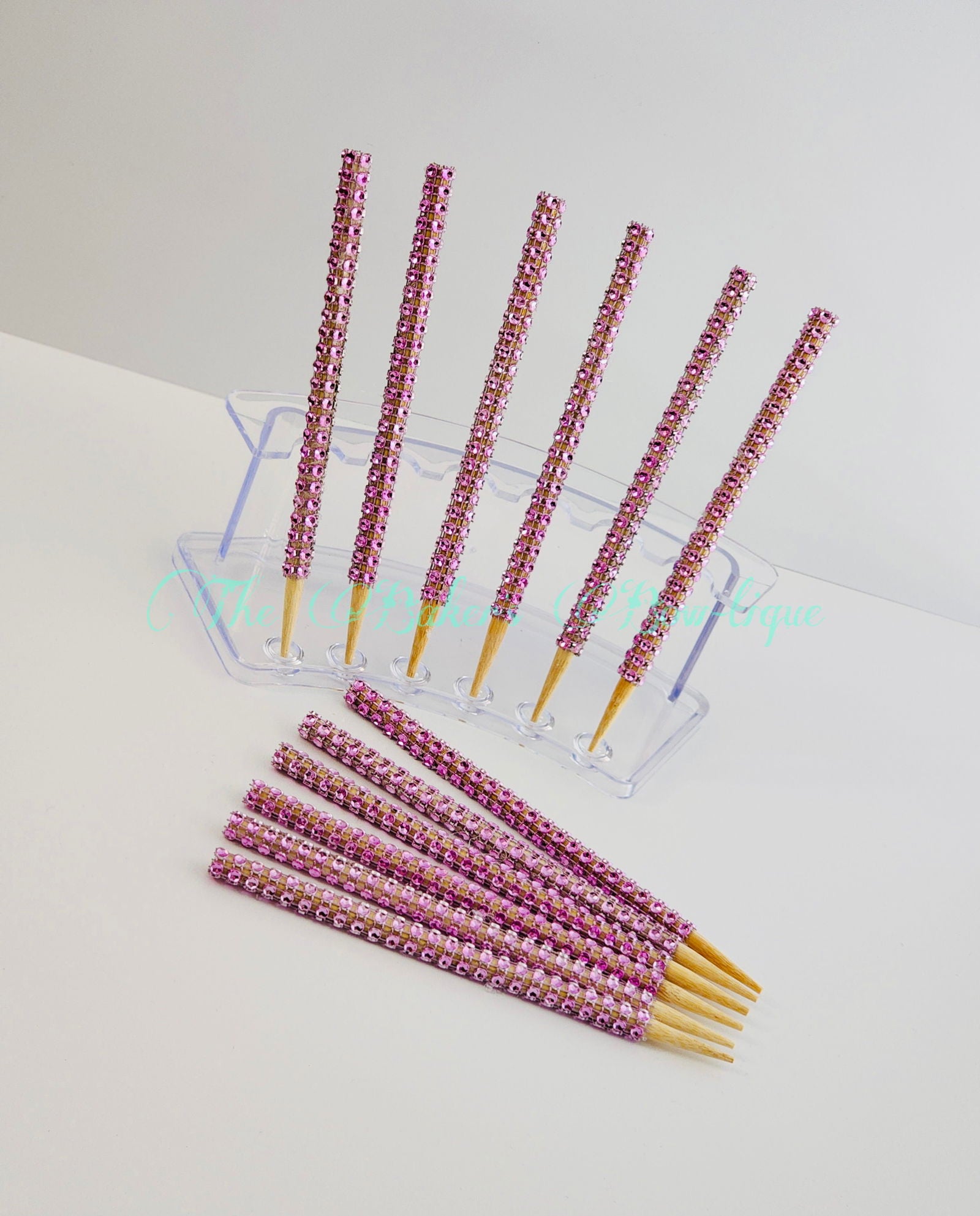 Glam Sticks-Light Pink - The Baker's Bow-tique
