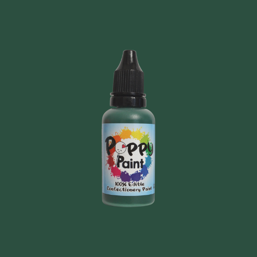 Poppy Paint Edible Paint - GREEN, 30 mL (1 fl. oz.)