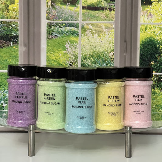 Sanding Sugar - Pretty in Pastels Sanding Sugar Collection, 5 Pack