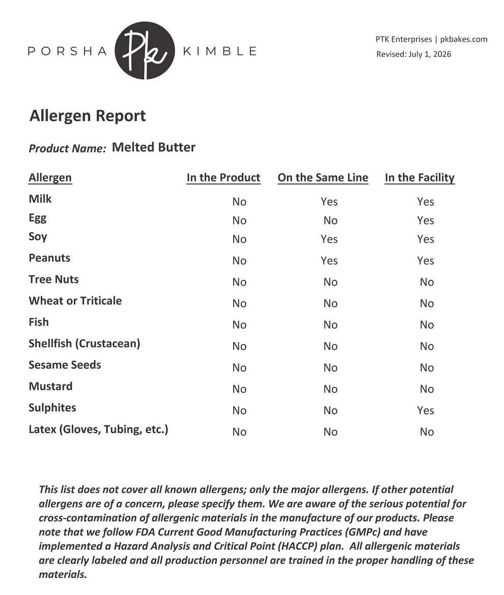 PK Elixirs - MELTED BUTTER, 4 oz.