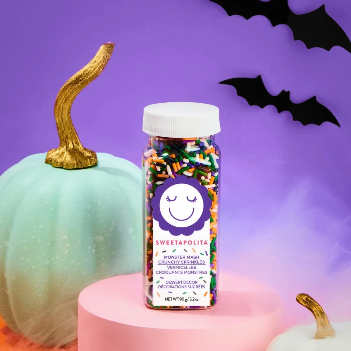Sweetapolita - MONSTER MASH CRUNCHY SPRINKLES, 3.2 oz. (4oz Volume)