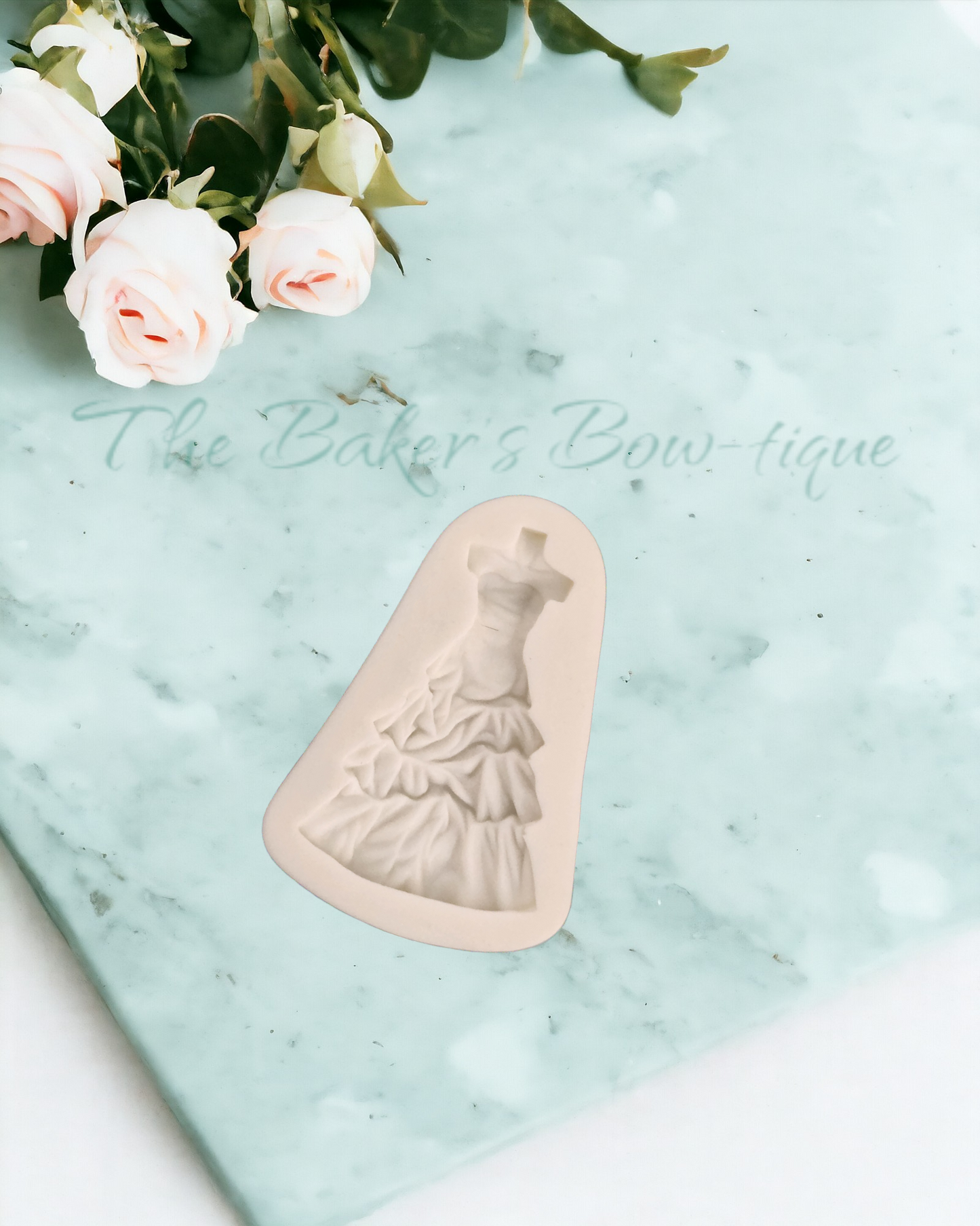 Mannequin Ruffled Dress - The Baker's Bow-tique