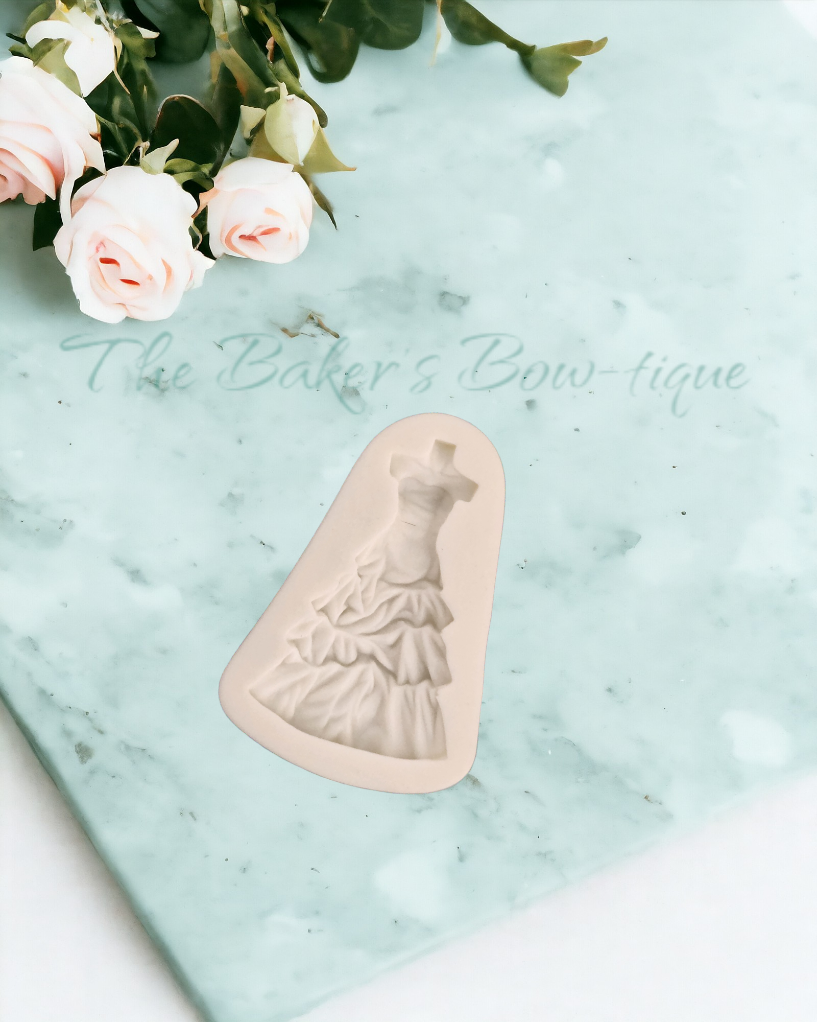 Mannequin Ruffled Dress - The Baker's Bow-tique