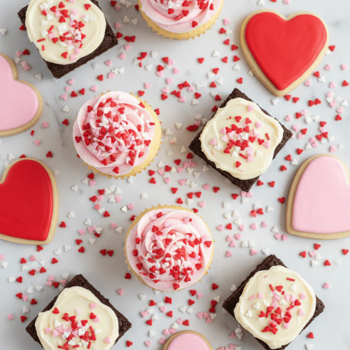 Sweetapolita - MINI HEART CONFETTI MIX, 4 oz.