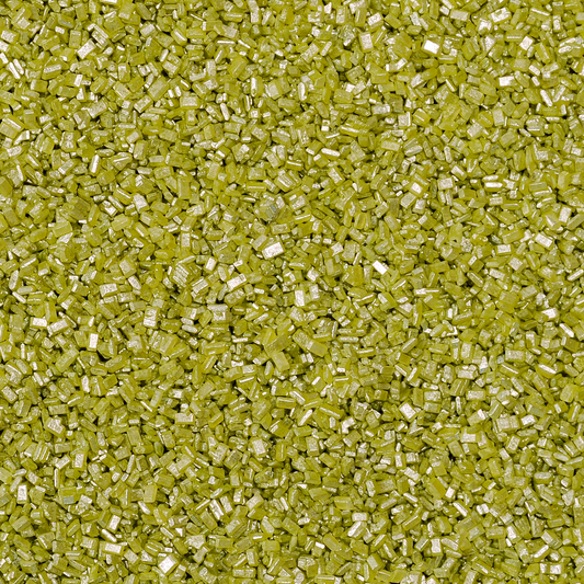 CAI Pearlized Natural Sanding Sugar - GREEN, 5 oz.
