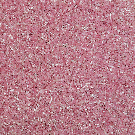 CAI Pearlized Natural Sanding Sugar - PINK, 5 oz.