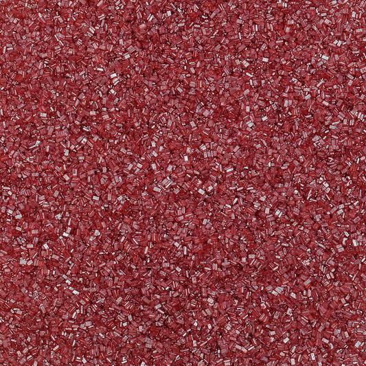CAI Pearlized Natural Sanding Sugar - RED, 5 oz.